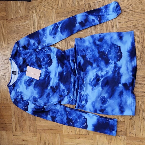 SALE!! Brand New SHEIN BAE TIE DYE 2-PIECE MINI SKORT SET-XS - Picture 1 of 5